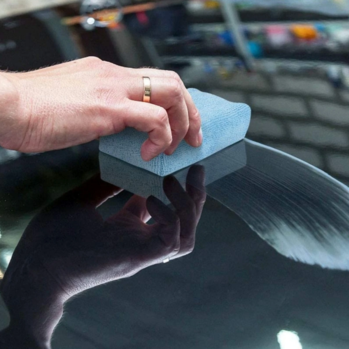 Wax Applicator Pad - 8 stuks microvezel pads voor het