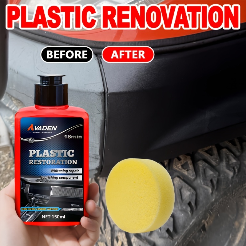 Trim Restorer Plastic - Zwarte afwerking herstellend - Unieke formule