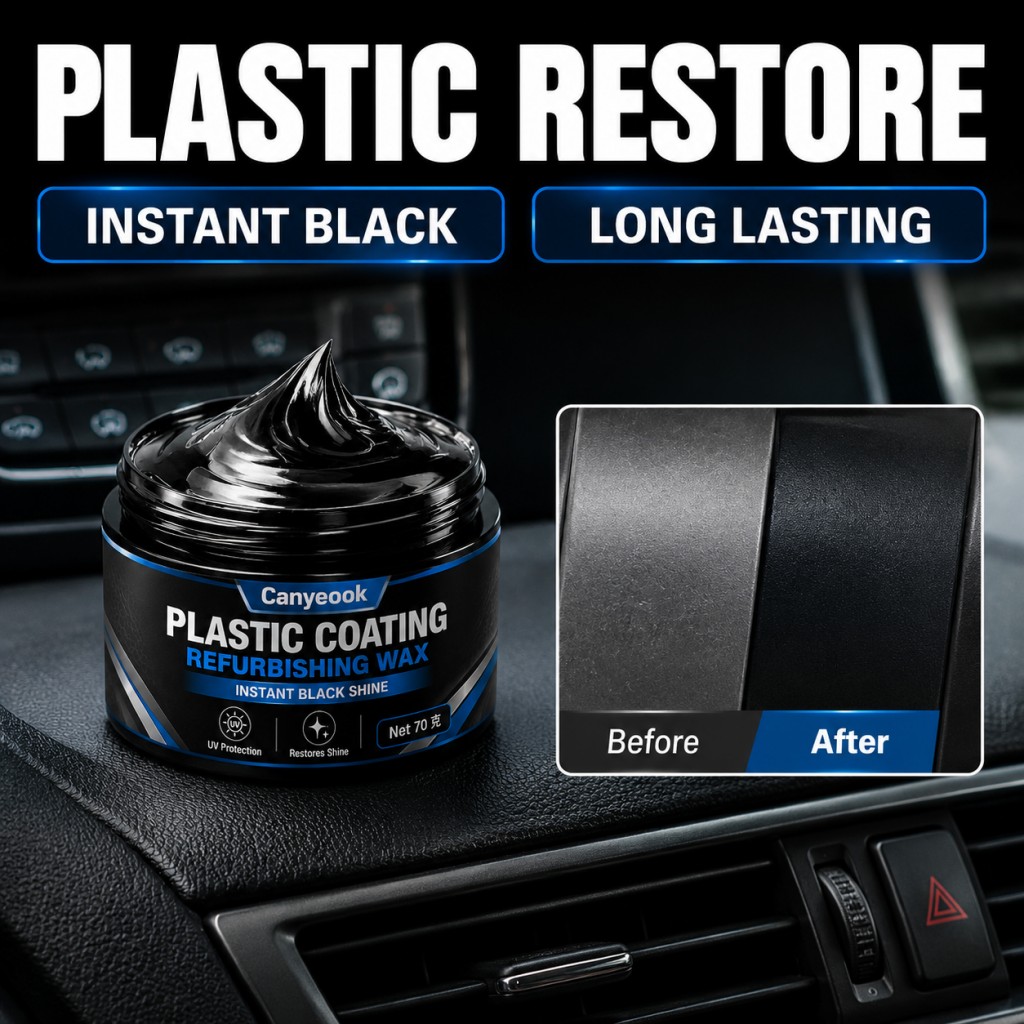 Trim Restorer Plastic - CANYEOOK Plastic Trim Vernieuwende Wax -