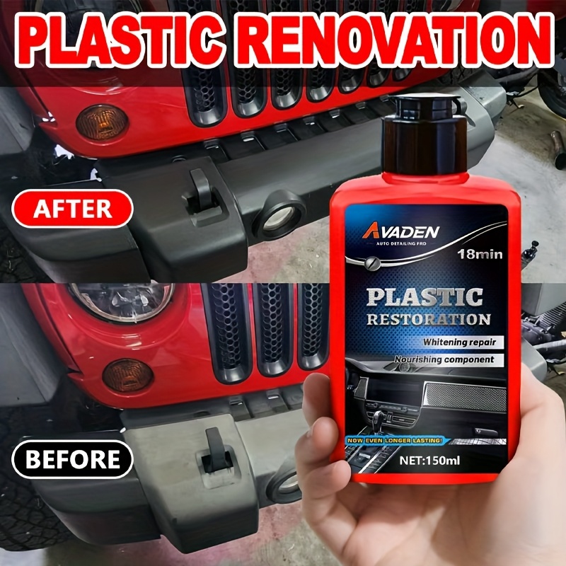 Zwarte afwerking herstellend - - Trim Restorer Plastic recensie en prijs