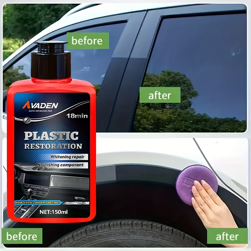 Zwarte afwerking herstellend - - Trim Restorer Plastic recensie en prijs